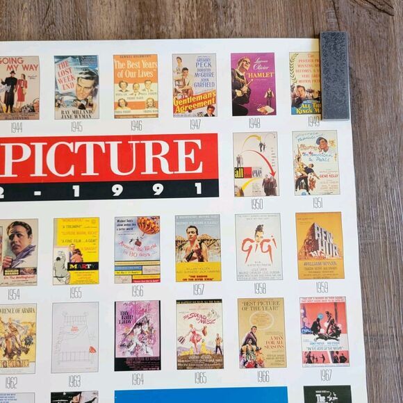 Vintage Academy Awards BEST PICTURE 1942-1991 United Artist Movie Promo Poster - Picture 4 of 10
